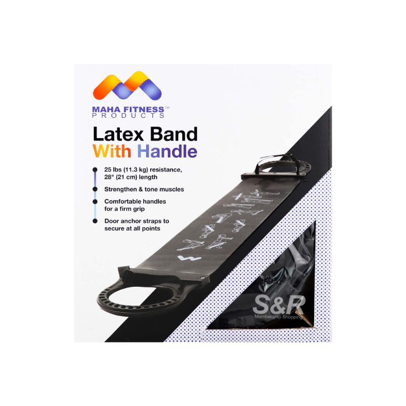 Maha Fitness Latex Band With Handle